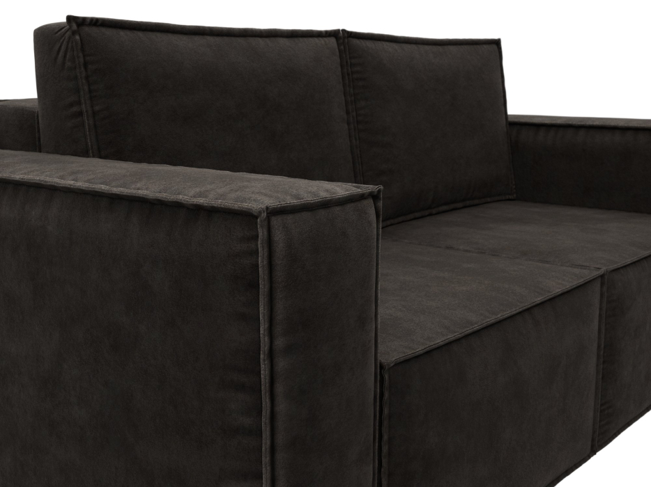 Диваны кровати со спальным местом, Диван прямой Куба мини, велюр BRUT