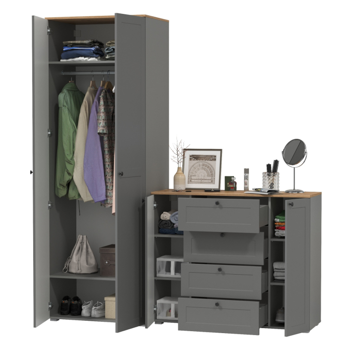 Прихожие, Шкаф для прихожей и большой комод Остин