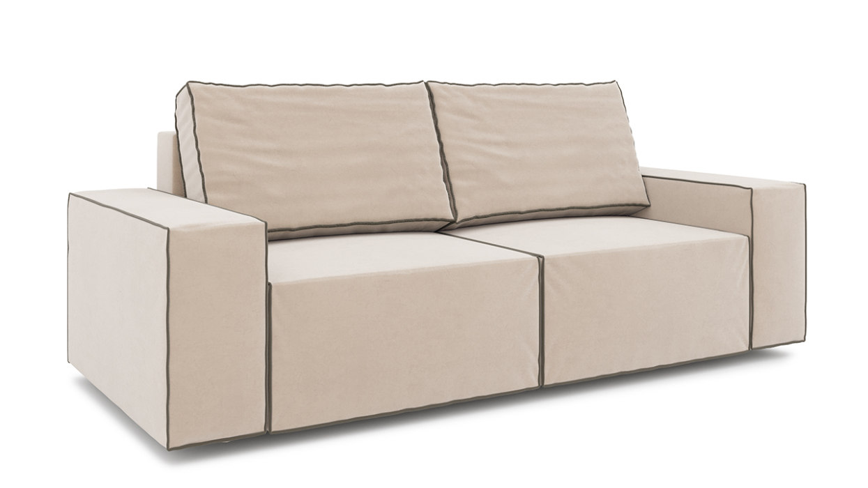 Большие диваны, Стенли Premium Диван прямой. Велюр Beauty.