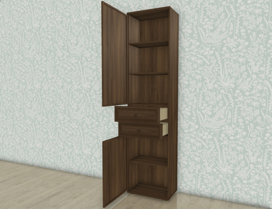 Шкафы одностворчатые, Модульная система Карина Шкаф ШК-1045