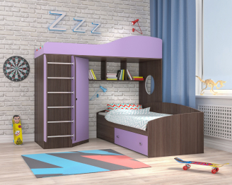 Кровать чердак Кадет 2 (1900х800)