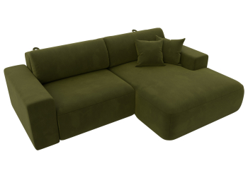 Диван угловой Лига-036 Классик правый угол, микровельвет