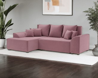 Диван Каскад Левый угол (Велюр)