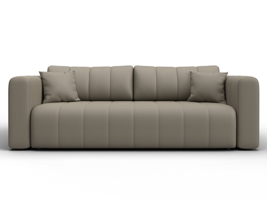 Диваны с ящиком для белья, Диван прямой Лига-062 НПБ, Экокожа GRIFON