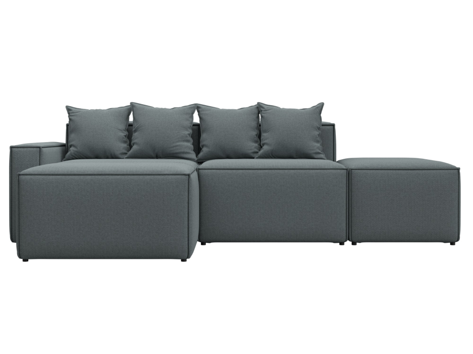 Диваны угловые в гостиную, Диван угловой модульный Лига-063 угол левый, рогожка Амур