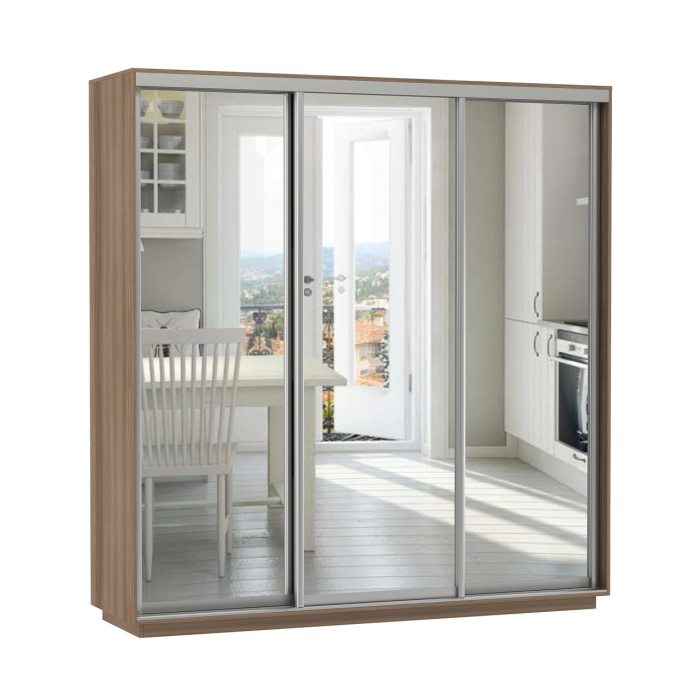 Шкафы-купе, Шкаф-купе Экспресс Экспенс трио 2200 x 2100 x 600