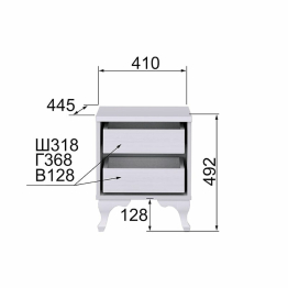 Тумба прикроватная Принцесса