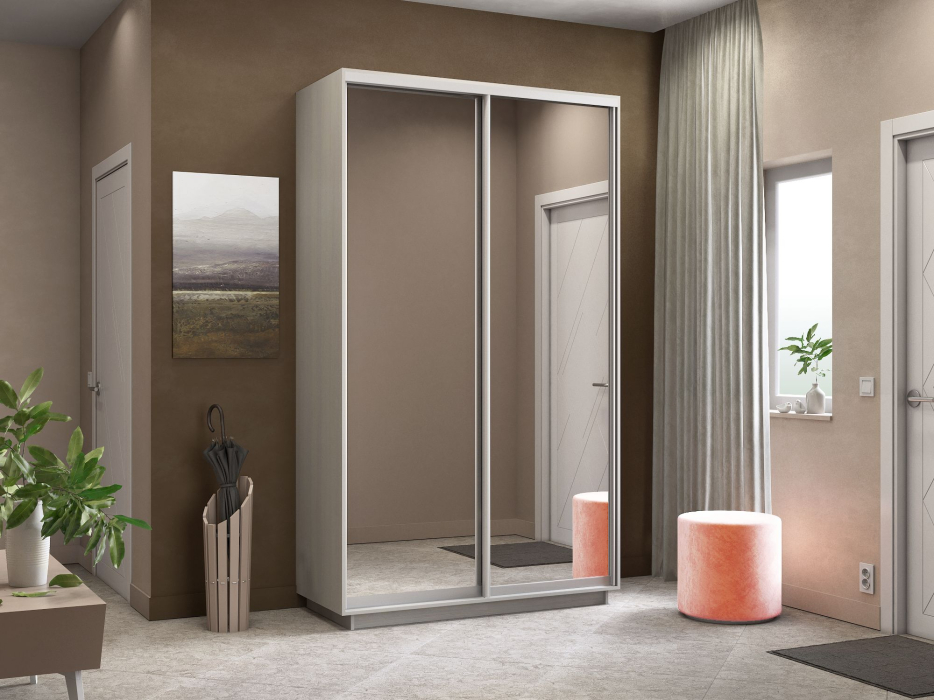 Шкафы-купе, Шкаф-купе Экспресс Экспенс дуо 2200 x 1400 x 600