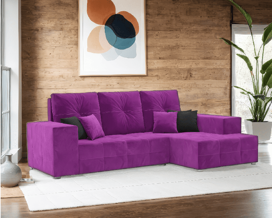 Диваны угловые в гостиную, Диван угловой Монреаль Правый угол (Кордрой)