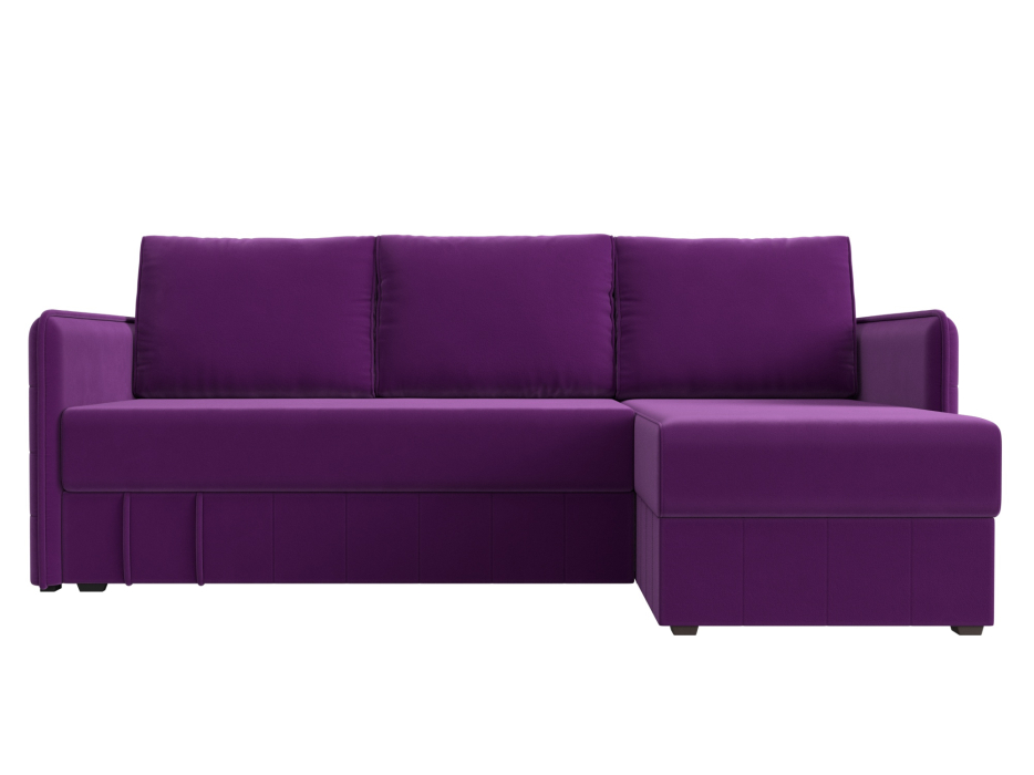 Диваны угловые в гостиную, Диван угловой Слим универсальный угол, микровельвет