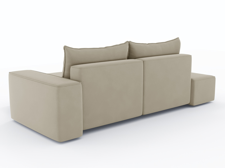 Диваны угловые в гостиную, Диван-кровать угловой Кензо еврокнижка, велюр