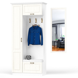 Прихожая с зеркалом и карнизом Ливерпуль