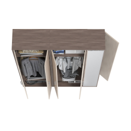 Модульная прихожая Домино-мини и шкаф для одежды Домино