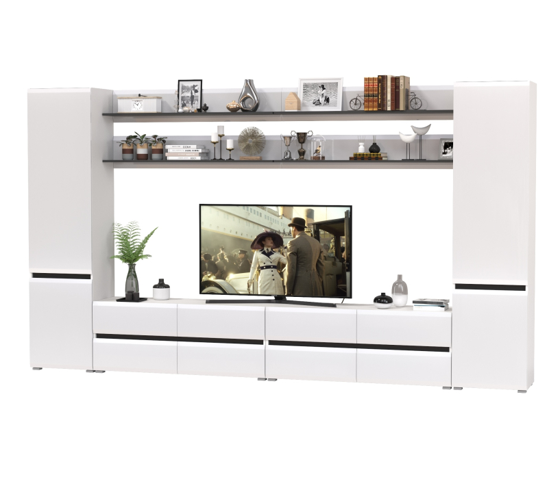 Стенки для гостиной, Сидней мебель в гостиную модульная № 121