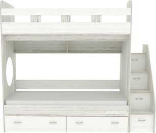 Двухъярусная кровать Юниор 1 90x200, Винтерберг