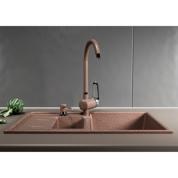 Аксессуары для кухни, Дозатор для жидкого моющего средства ML-D01,объем 330 мл