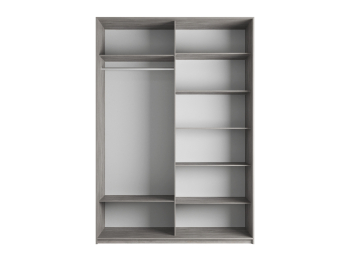 Шкаф-купе Прайм 2-х дверный ДСП/Стекло хаки/Доводчики 160х57х230