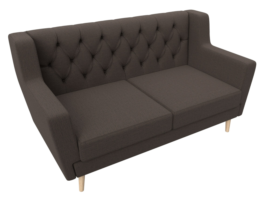 Диваны прямые кухонные, Диван кухонный прямой Брайтон 2 Люкс, рогожка Амур