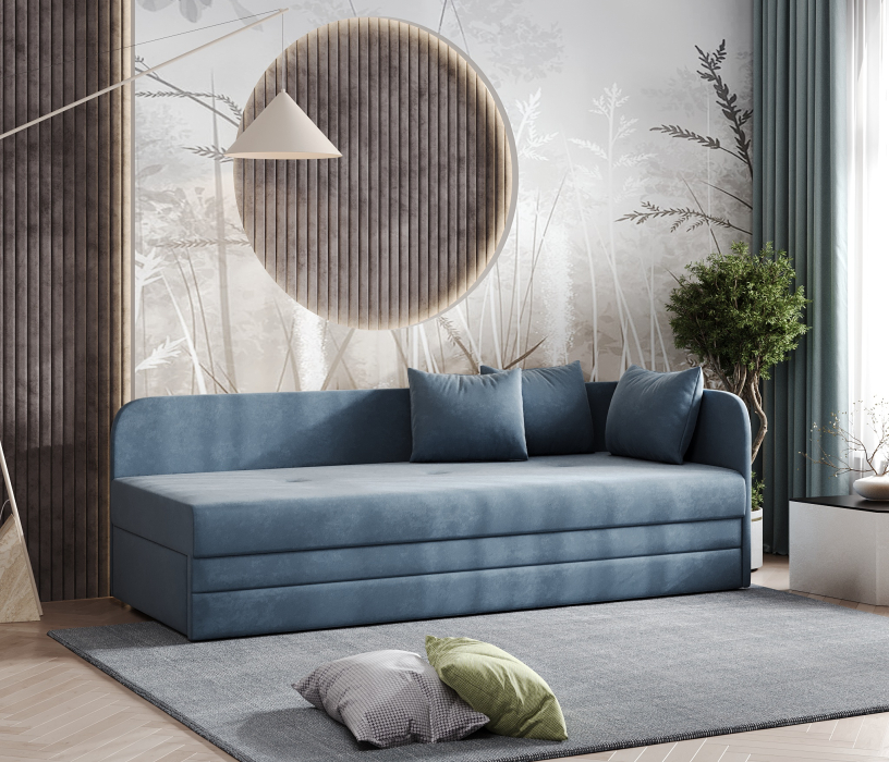 Диваны прямые, Диван прямой Ава 3 нераскладной,велюр