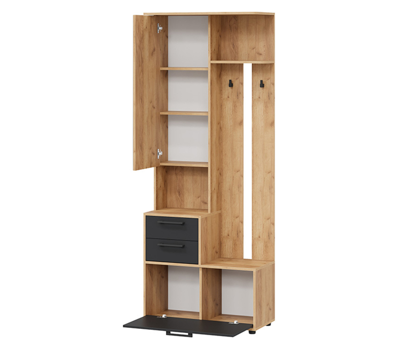 С зеркалом, Витра шкаф-секция комбинированная тип 1