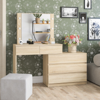 С зеркалом, Туалетный столик с подсветкой 110