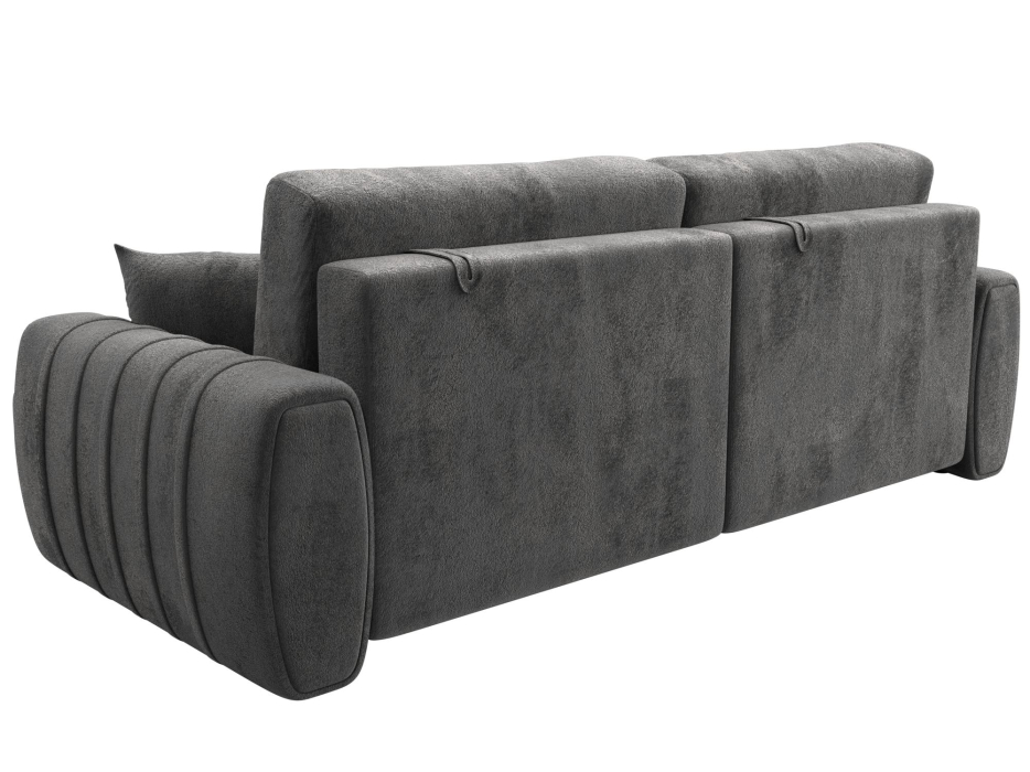 Диваны еврокнижки, Диван прямой Лига-057 НПБ, велюр TOWER