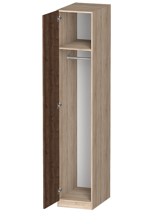 Для одежды, Распашной шкаф Лайф для одежды 40*60*215 Дуб сонома