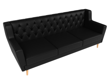 Прямой диван Брайтон 3 Люкс, экокожа