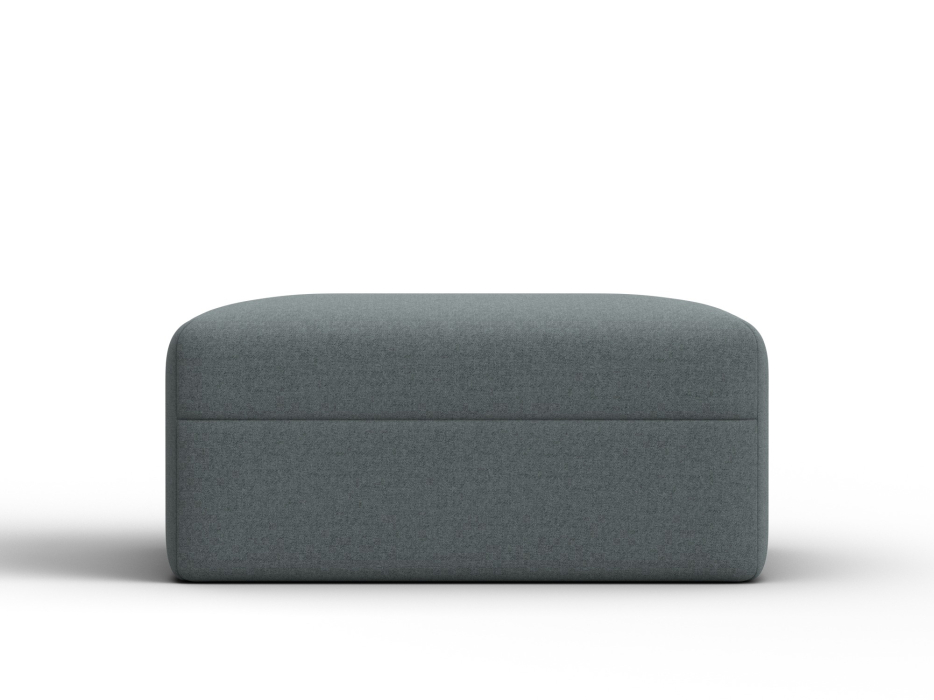 Пуф в прихожую, Модуль пуф Лига-060 НПБ, рогожка Амур