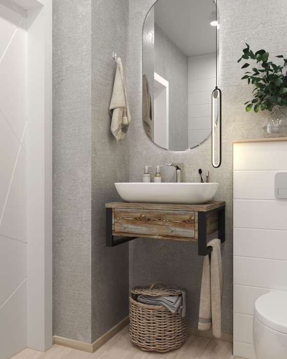 Ванная, Тумба 1Marka GRUNGE LOFT 60П