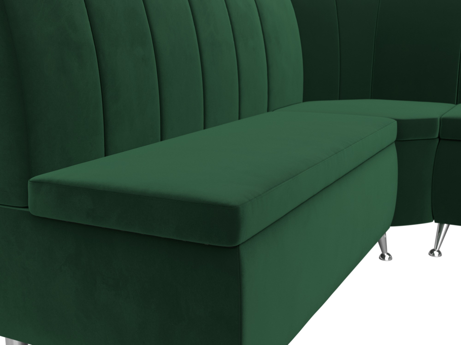 Диваны угловые кухонные, Диван кухонный угловой Кантри правый угол, велюр