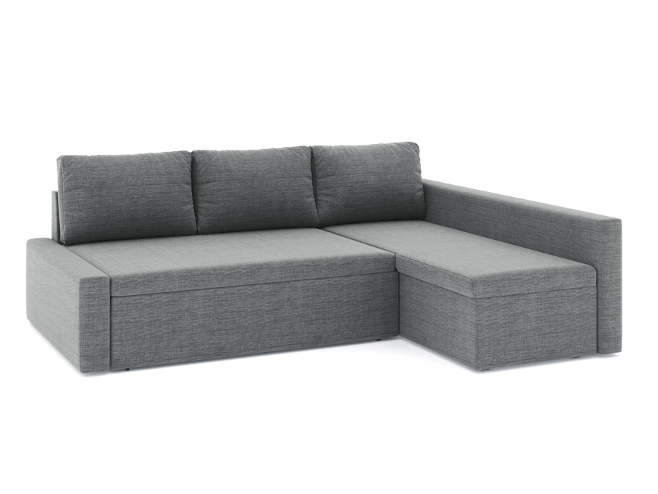 Диваны угловые в гостиную, Диван-кровать угловой Фрихетен дельфин, рогожка