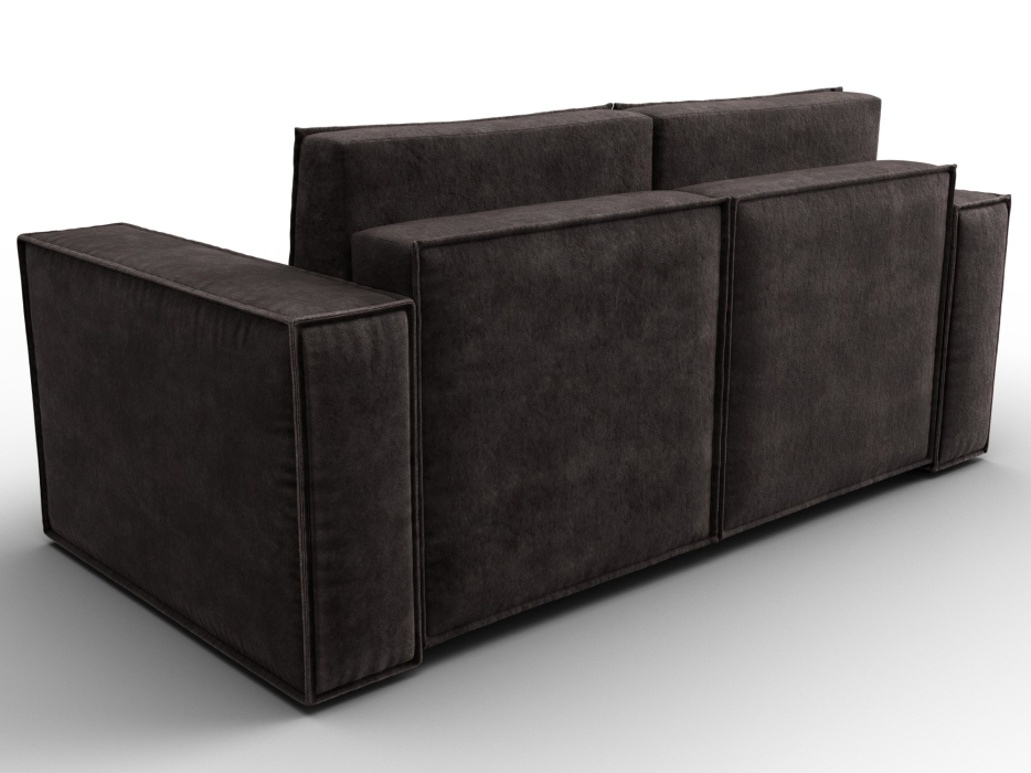 Диваны кровати со спальным местом, Диван прямой Куба мини, велюр BRUT