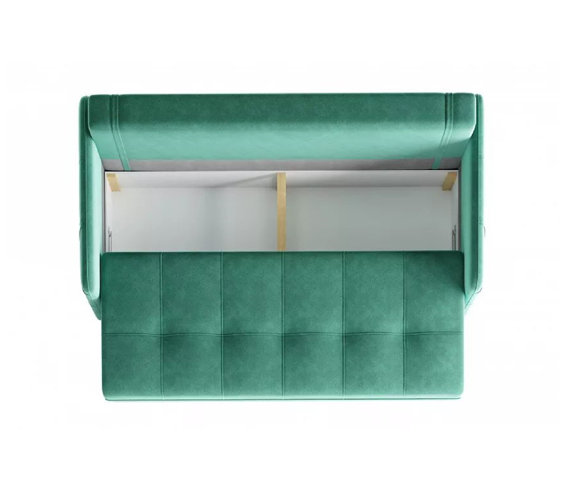 Диваны с ящиком для белья, Диван-кровать прямой Smart 1 Велюр