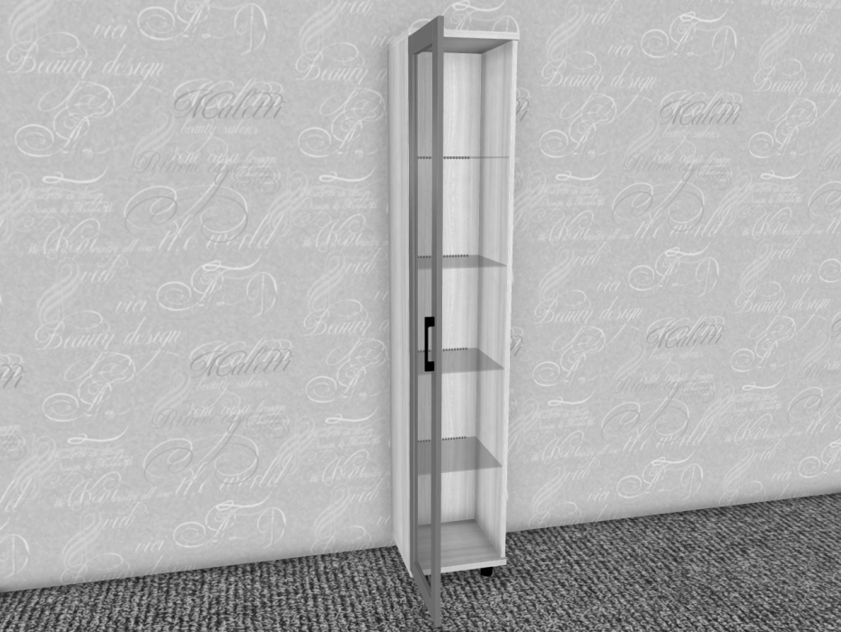 Шкафы пеналы, Модульная система Грейс Шкаф ШК-5067  Ясень Асахи