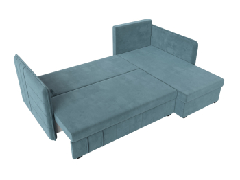 Диван угловой Слим универсальный угол, велюр