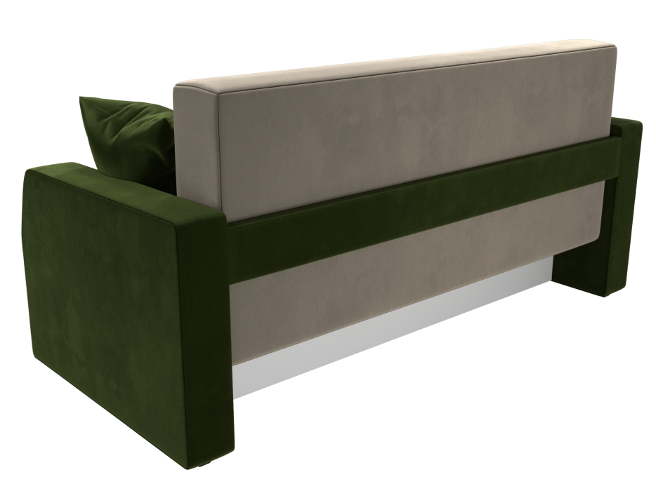 Диваны кровати со спальным местом, Диван прямой Малютка, микровельвет