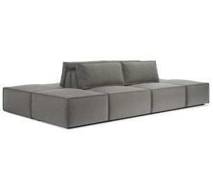 Диван модульный Шарм 25 340х190х70 см, велюр