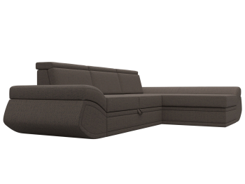 Диван угловой Лига-032 правый угол, рогожка Амур