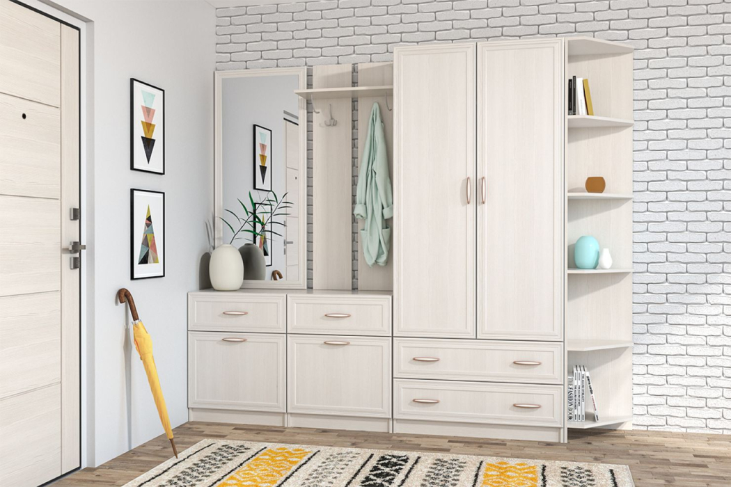 Вешалки, Обувница с вешалкой Иннэс 6