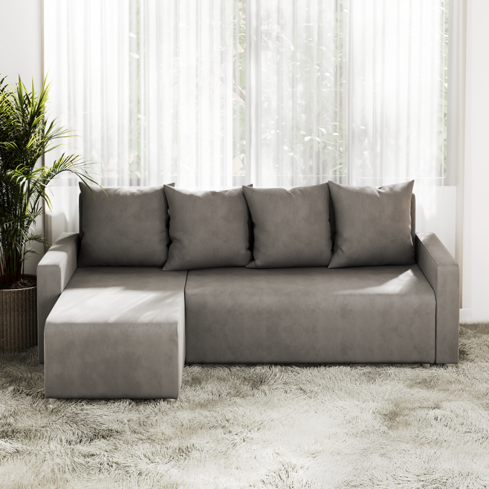 Диваны угловые в гостиную, Диван угловой, раскладной Каир