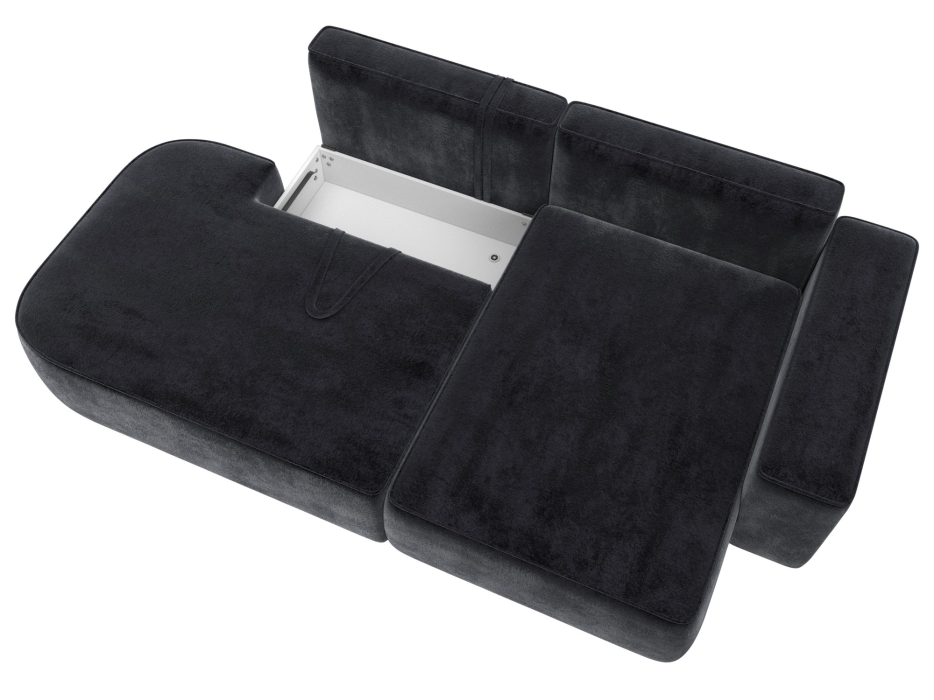 Диваны угловые в гостиную, Диван угловой Лига-065 угол правый, велюр TOWER