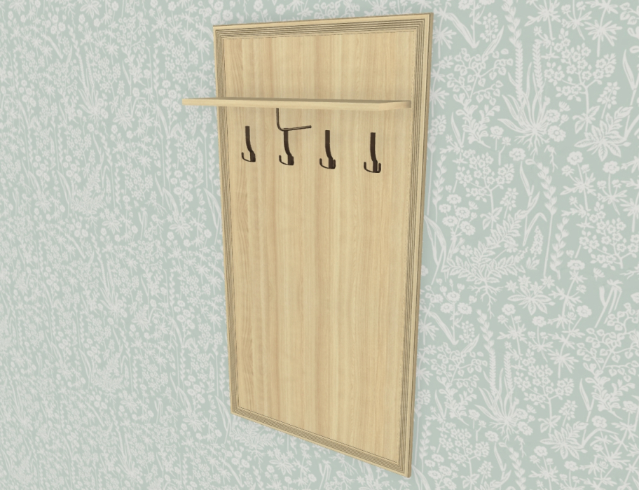 Настенные, Модульная система Карина Вешалка ВШ-1002