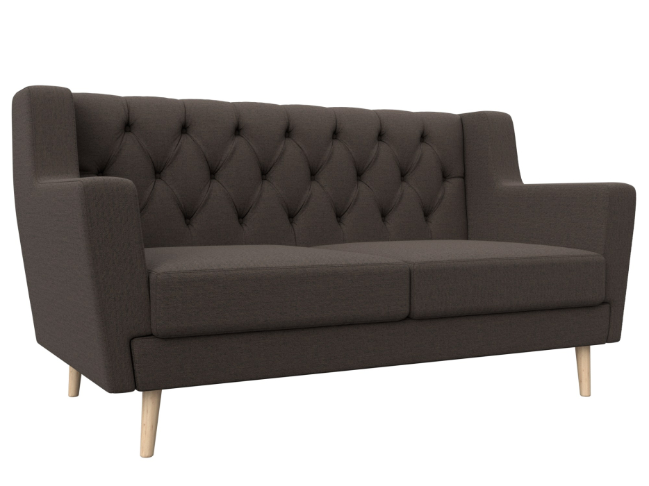 Диваны прямые кухонные, Диван кухонный прямой Брайтон 2 Люкс, рогожка Амур