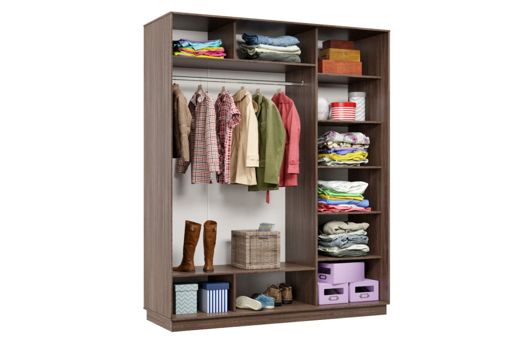 Шкафы-купе, Шкаф-купе Премьер 24 (16;16;16) трёхдверный