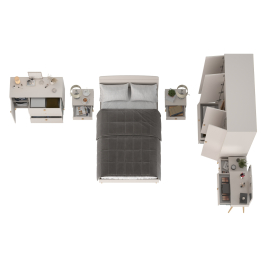 Гарнитур спальный Афина с кроватью 1200