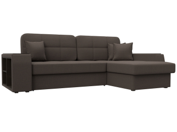 Диван угловой Брюссель правый угол, рогожка Амур