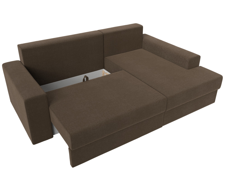 Диваны угловые в гостиную, Угловой диван Майами правый угол, рогожка