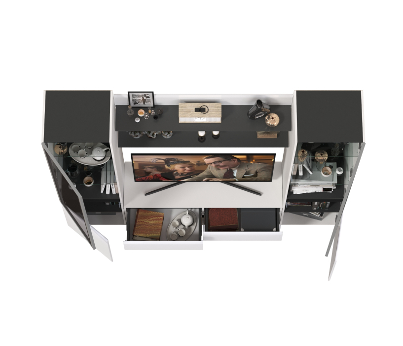 Стенки для гостиной, Модульная мебель в гостиную Сидней № 68