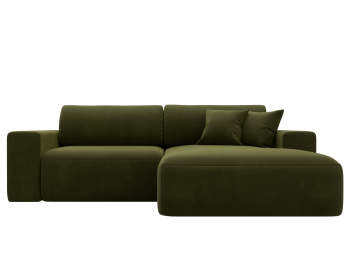 Диван угловой Лига-036 Классик правый угол, микровельвет